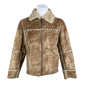 Miesten Jack & Jones - Tekoturkistakki, koko L - Ruskea (1)
