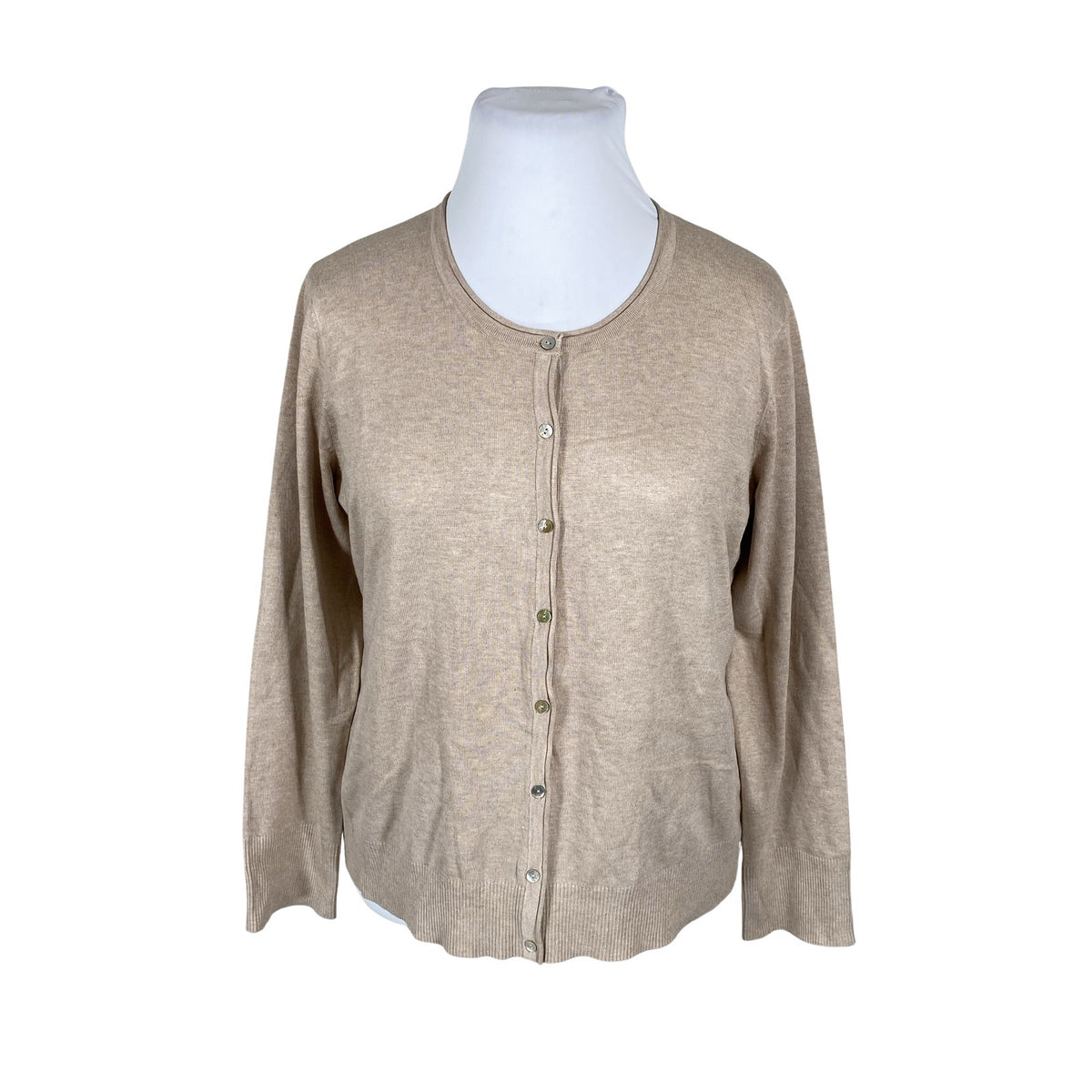 Naisten O.I.S - Neuletakki, koko 44 - Beige (1)