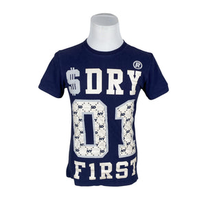 Miesten Superdry - T-paita, koko S - Sininen (1)