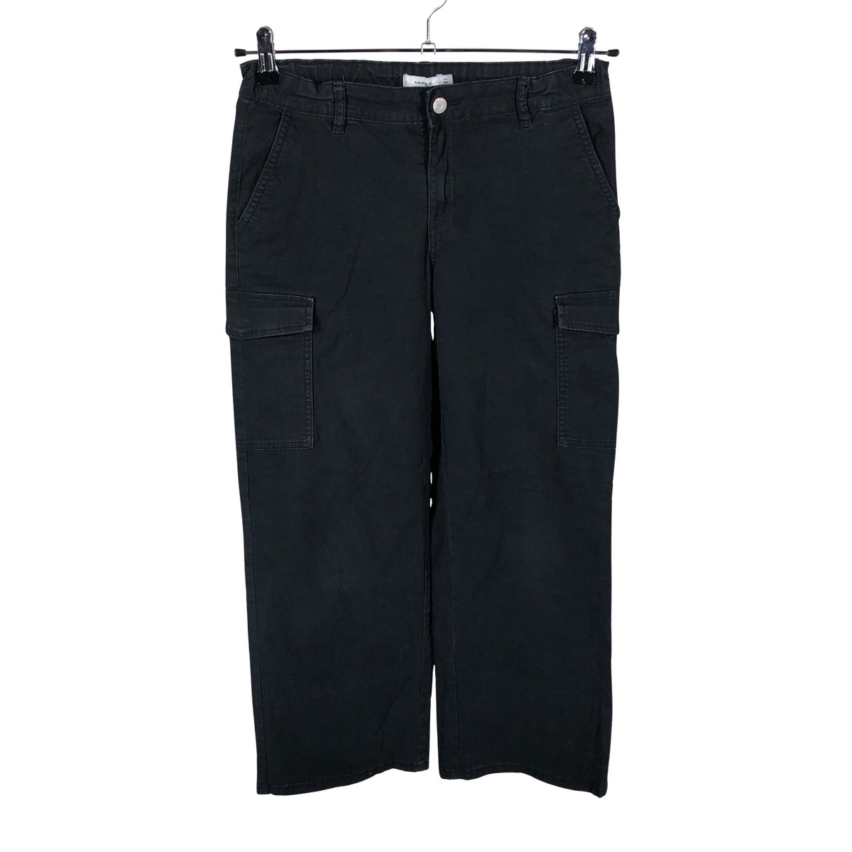 Unisex Name It - Cargohousut, koko 158 - 164 - Musta (1)