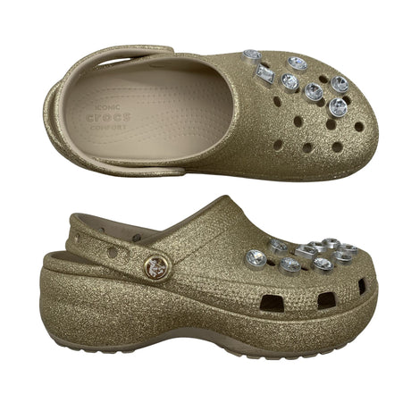 Naisten Crocs - Pistokkaat, koko 37 - Kulta ()