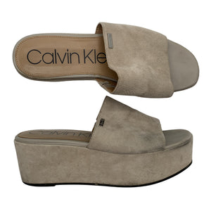 Naisten Calvin Klein - Sandaalit, koko 38 - Beige (1)