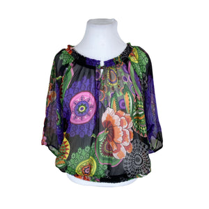Naisten Desigual - Pusero, koko 42 - Violetti (1)