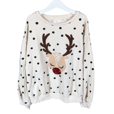 Unisex Next - Collegepaita, koko 146 - 152 - Beige ()