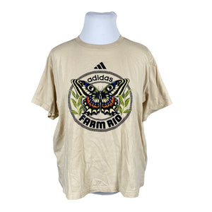 Naisten Adidas - T-paita, koko 50 - Beige (1)