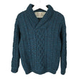 Unisex Aran Sweater Market - Neulepaita, koko 116 - 122 - Sininen ()