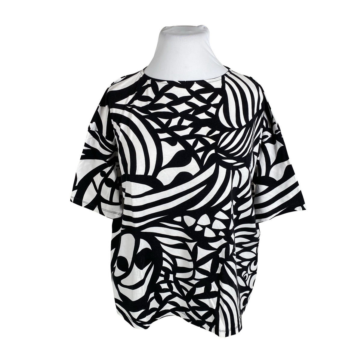 Naisten Marimekko - Trikoopaita, koko 40 - Musta (1)