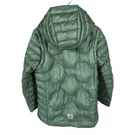 Unisex Reima - Kevyttoppatakki, koko 128 - 134 - Vihreä (2)