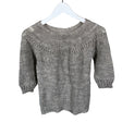 Tyttöjen Handmade - Neulepaita, koko 152 - 158 - Harmaa ()