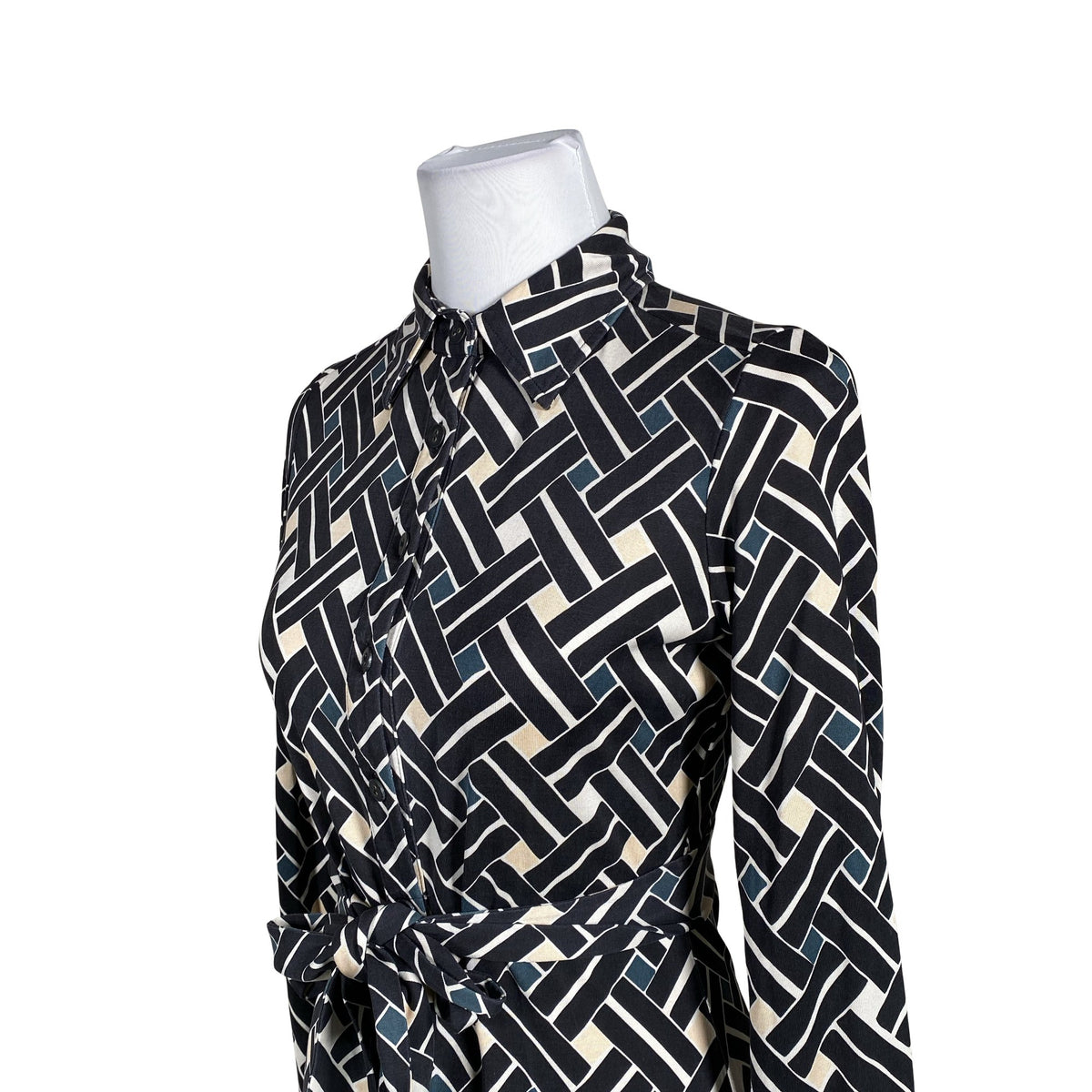 Naisten Diane von Furstenberg - Trikoomekko, koko 38 - Musta (2)