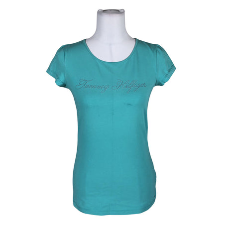 Naisten Tommy Hilfiger - T-paita, koko 38 - Turkoosi ()