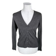 Naisten August Silk - Neuletakki, koko 38 - Harmaa ()