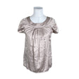 Naisten BCBG Maxazria - Lyhythihainen pusero, koko 34 - Vaaleanpunainen ()