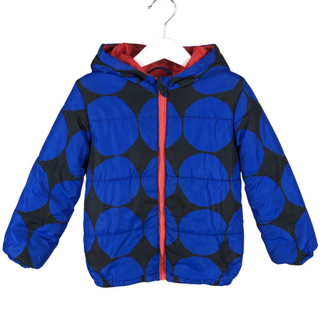 Unisex Marimekko - Toppatakki, koko 104 - 110 - Sininen ()