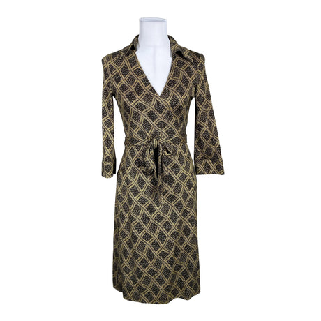 Naisten Diane von Furstenberg - Trikoomekko, koko 36 - Ruskea ()