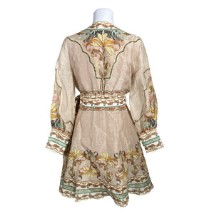 Naisten By Malina - Sifonkimekko, koko 38 - Beige (3)