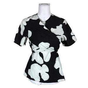 Naisten Marimekko - Lyhythihainen pusero, koko 38 - Harmaa (1)