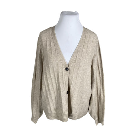 Naisten Zizzi - Neuletakki, koko 46 - Beige ()