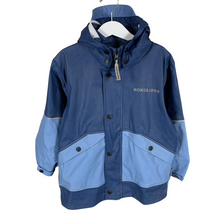 Unisex Nordbjørn - Sadetakki, koko 110 - 116 - Sininen ()