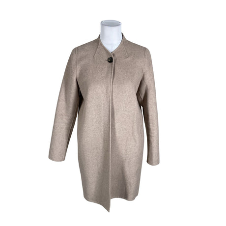 Naisten Esprit - Villakangastakki, koko 36 - Beige ()