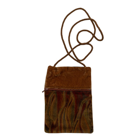 Naisten Handmade - Olkalaukku, koko Mini - Ruskea ()
