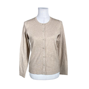 Naisten Noom - Neuletakki, koko 36 - Beige (1)