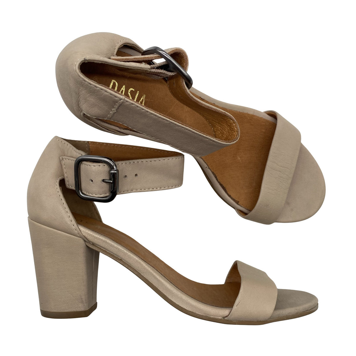 Naisten Dasia - Korolliset sandaalit, koko 38 - Beige (1)