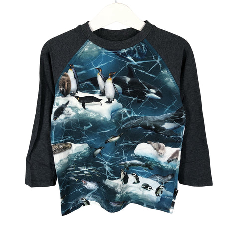 Unisex Molo Kids - Trikoopaita, koko 98 - 104 - Harmaa ()