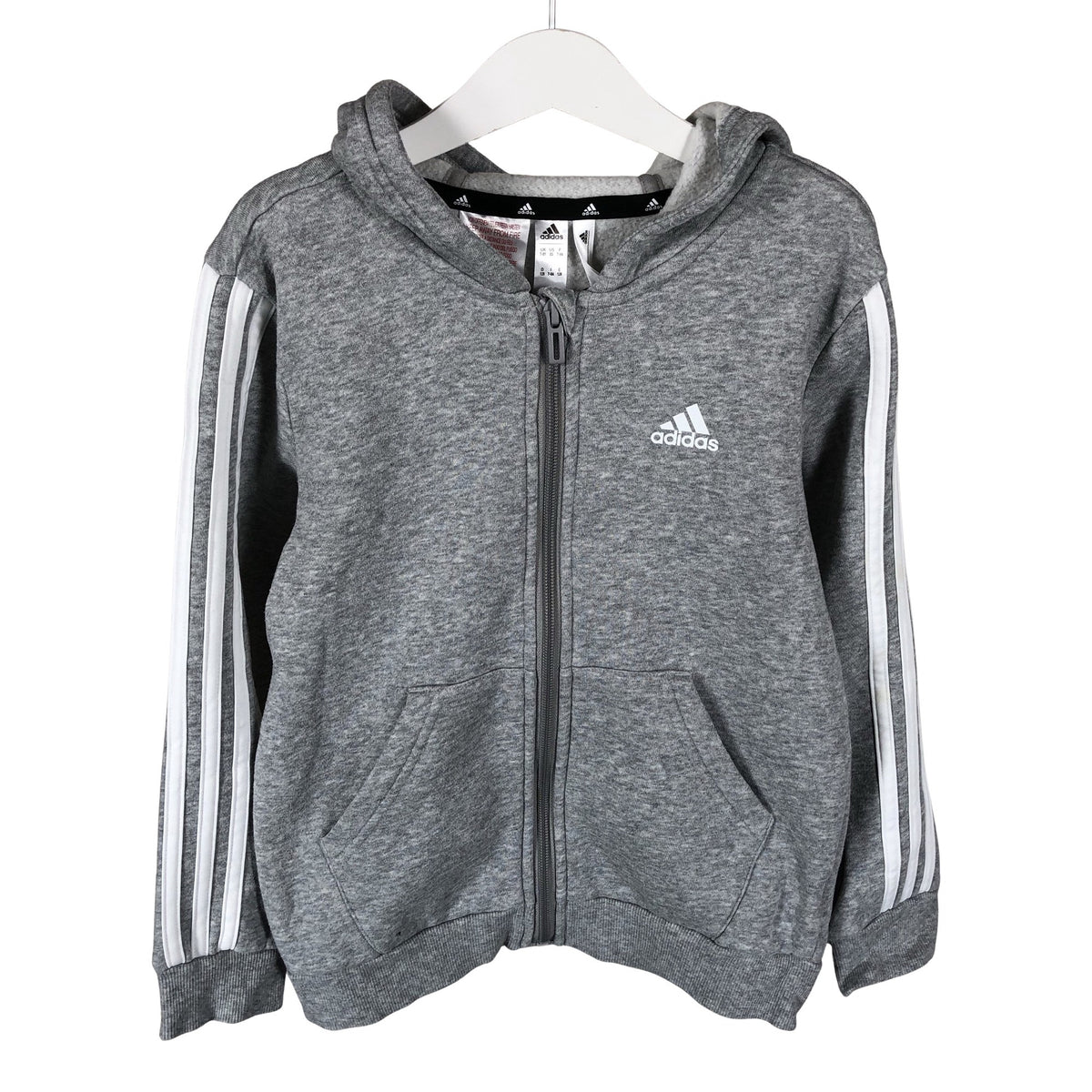 Unisex Adidas - Huppari, koko 122 - 128 - Harmaa (1)