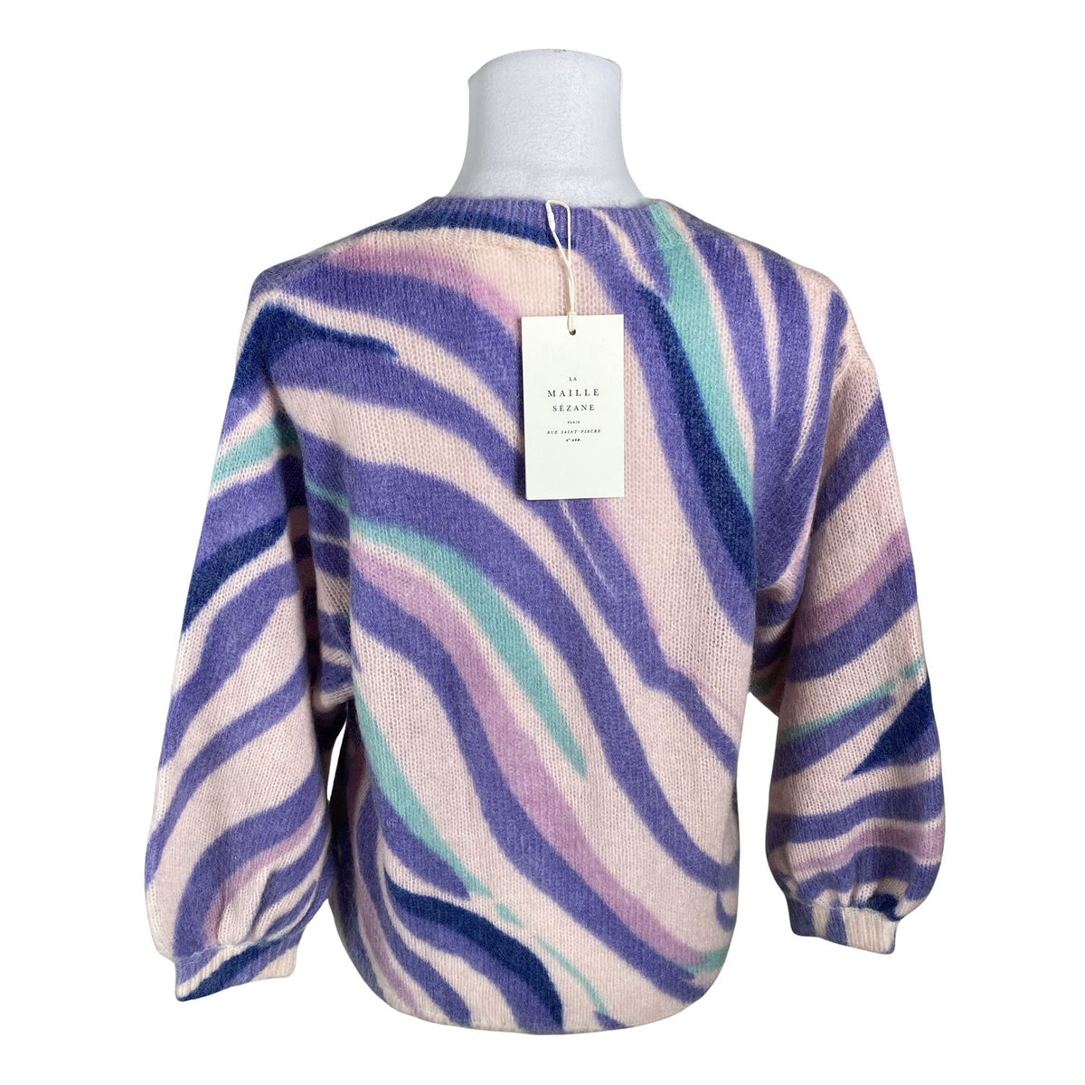 Naisten La Maille Sezane - Neulepaita, koko 40 - Violetti (2)