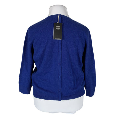 Naisten Authentic Cashmere - Neulepaita, koko 42 - Sininen (2)