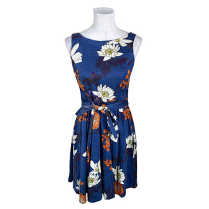 Naisten Lady Vintage - Kangasmekko, koko 38 - Sininen (1)