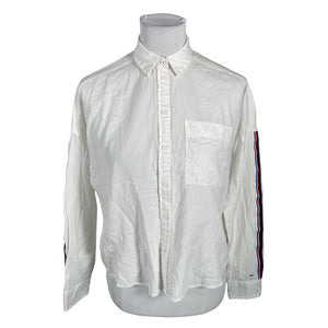 Naisten Tommy Jeans (Tommy Hilfiger) - Kauluspaita, koko 36 - Valkoinen (1)