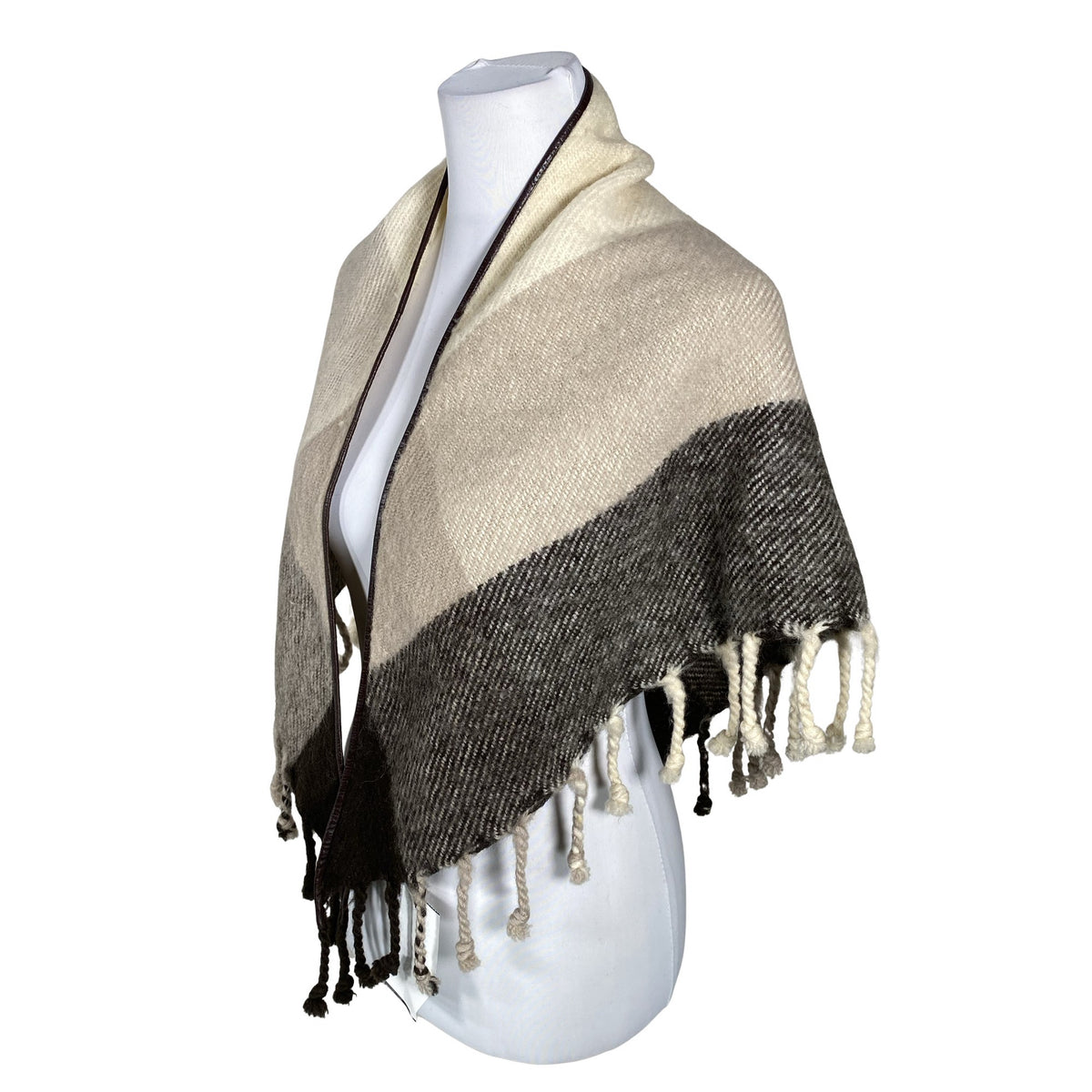 Naisten Lena Rewell - Hartiahuivi, koko Midi - Beige (3)