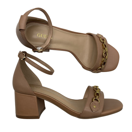 Naisten Guess - Korolliset sandaalit, koko 37 - Beige ()