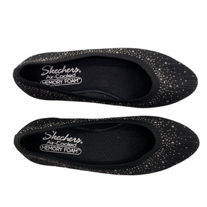 Naisten Skechers - Ballerinat, koko 38 - Musta (1)
