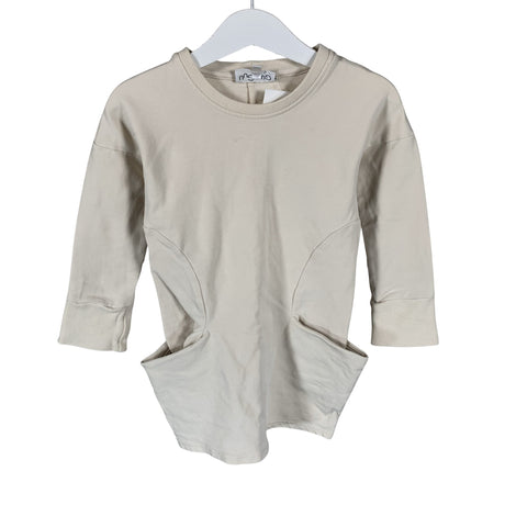 Tyttöjen Gugguu - Collegetunika, koko 92 - 98 - Beige ()