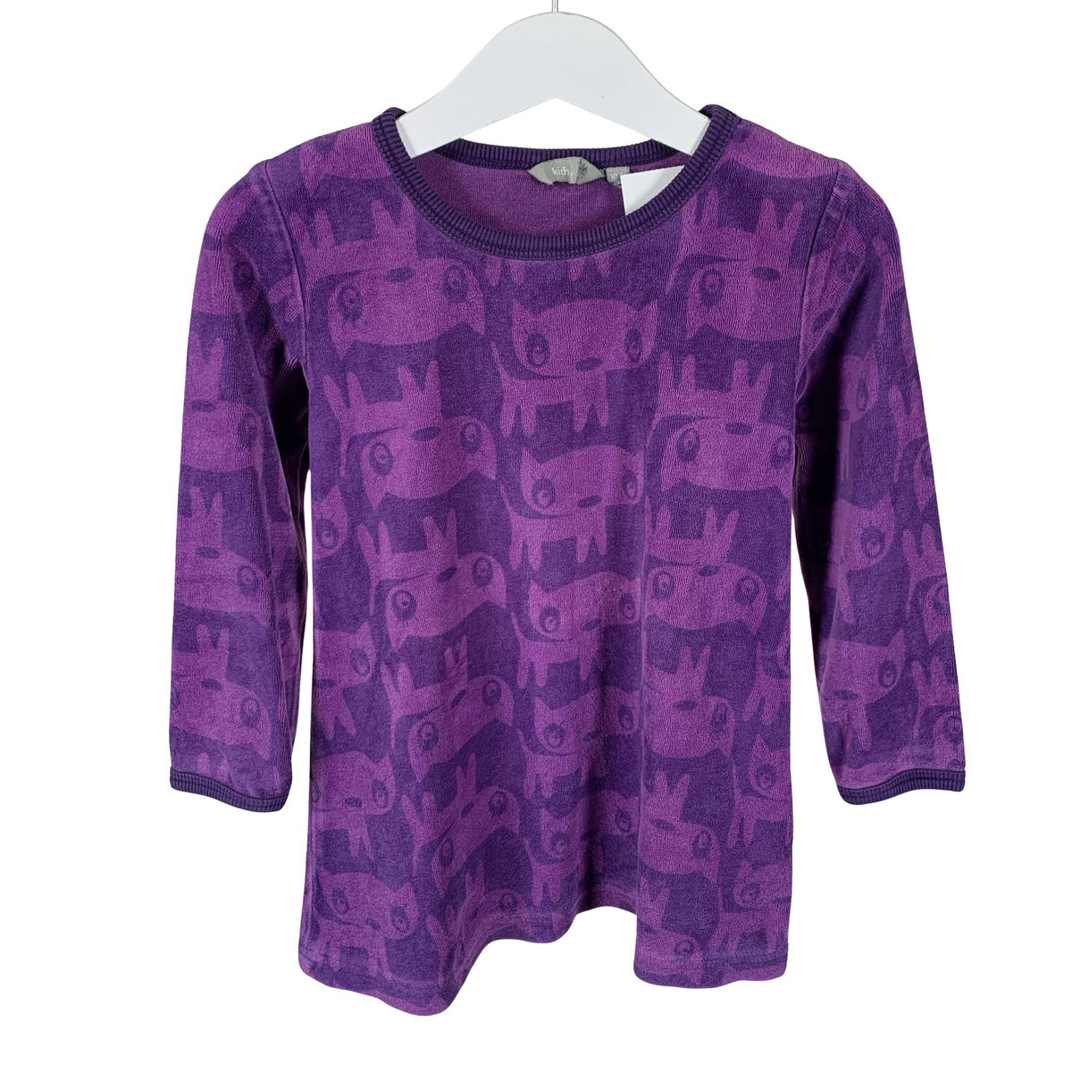 Unisex Lindex - Trikoopaita, koko 98 - 104 - Violetti (1)