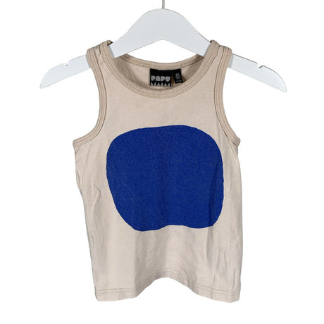 Unisex POMPdeLUX - Trikootoppi, koko 86 - 92 - Beige ()