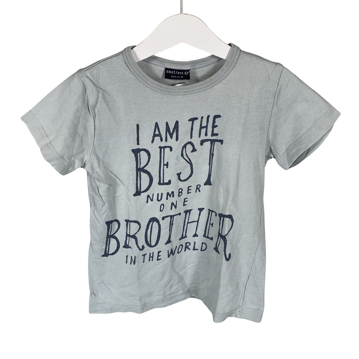 Unisex Next - T-paita, koko 92 - 98 - Harmaa (1)