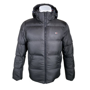 Miesten Tommy Jeans (Tommy Hilfiger) - Untuvatakki, koko 36 - Musta (1)