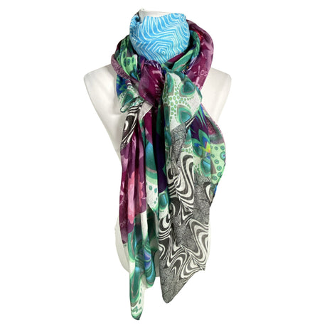 Naisten Desigual - Huivi, koko Maxi - Violetti ()