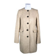 Naisten Esprit - Villakangastakki, koko 40 - Beige ()