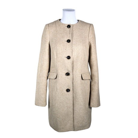 Naisten Esprit - Villakangastakki, koko 40 - Beige ()