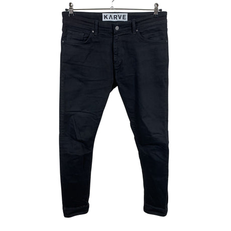 Miesten Karve - Farkut, koko W33 - Musta ()