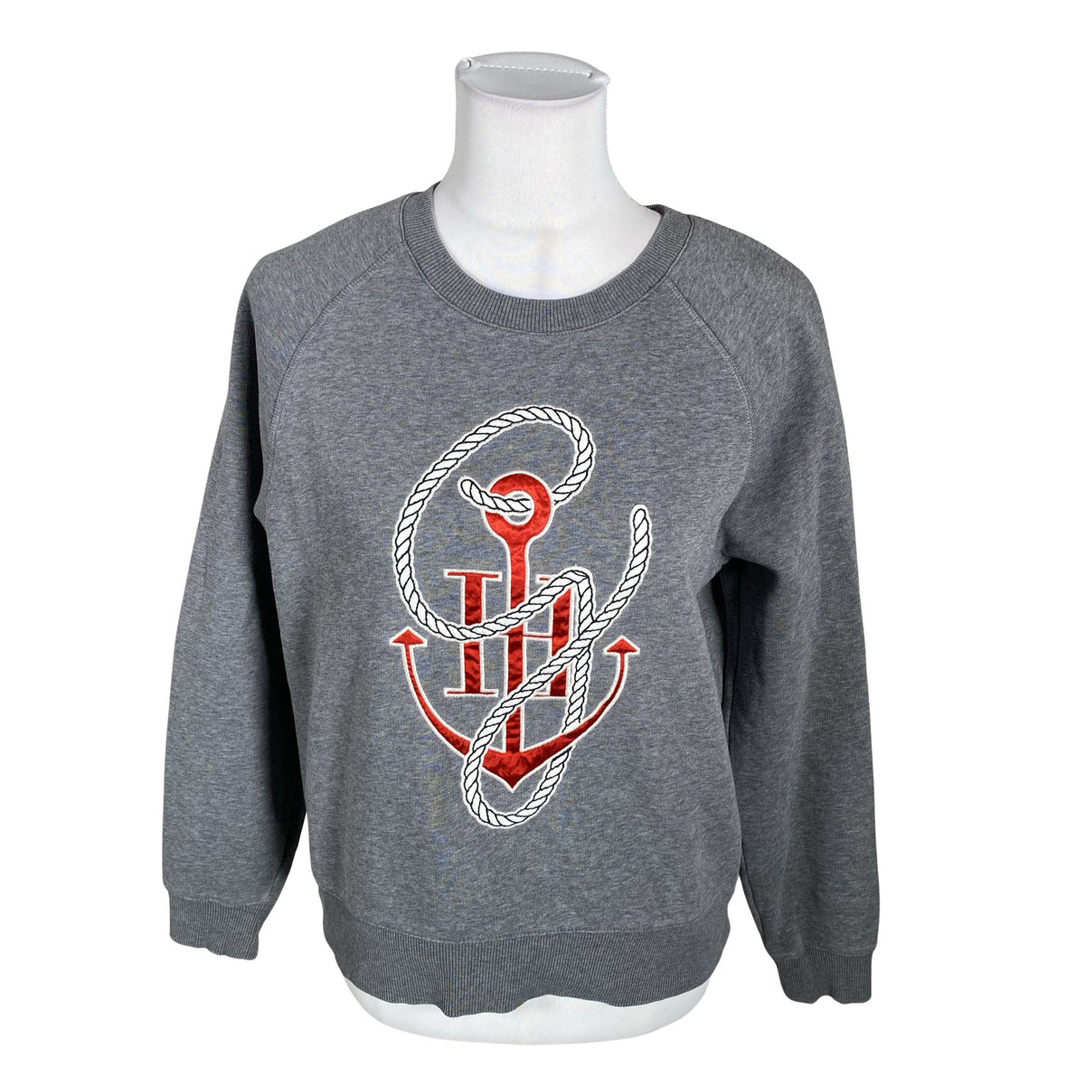 Naisten Tommy Hilfiger - Collegepaita, koko 38 - Harmaa (1)