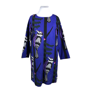 Naisten Handmade - Kangasmekko, koko 44 - Sininen (1)