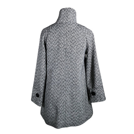 Naisten Trendy Line - Villakangastakki, koko 38 - Musta (2)