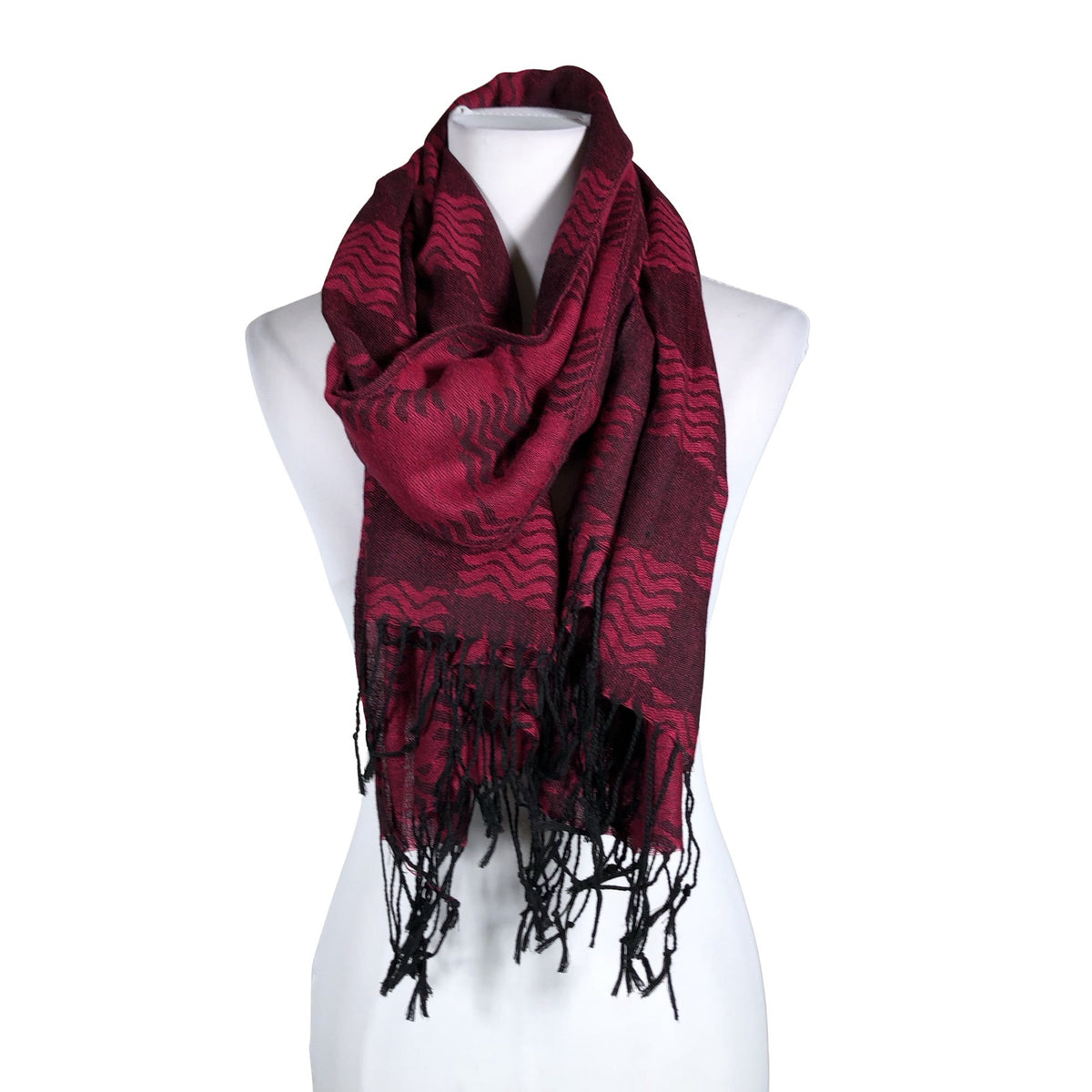 Naisten Pashmina - Huivi, koko Midi - Pinkki (1)