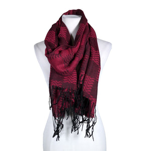 Naisten Pashmina - Huivi, koko Midi - Pinkki (1)